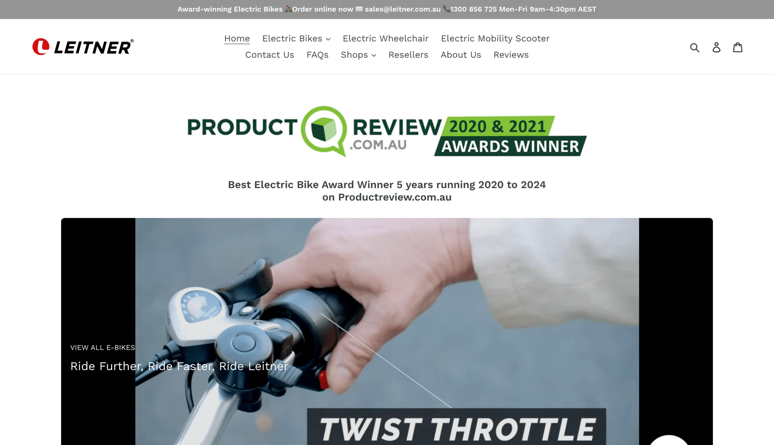 SEO Case study Ecommerce Australian Electric Bike Shop